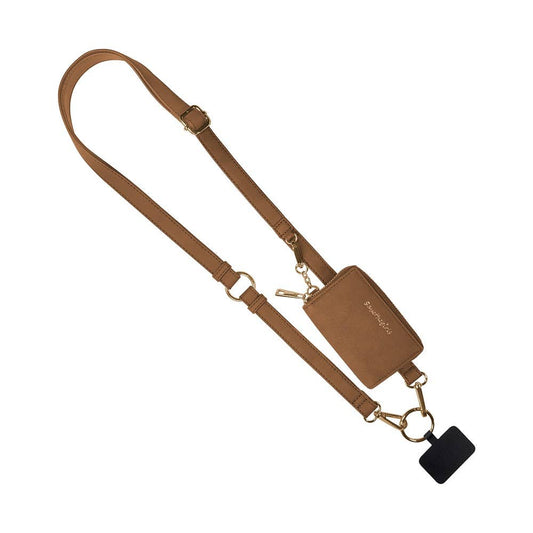 Save The Girls - Clip & Go Strap with Pouch Brushed Vegan Leather Collection