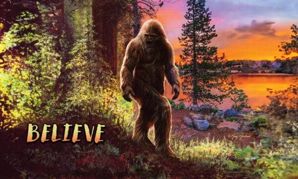 Custom Decor - Mat-Bigfoot Believe