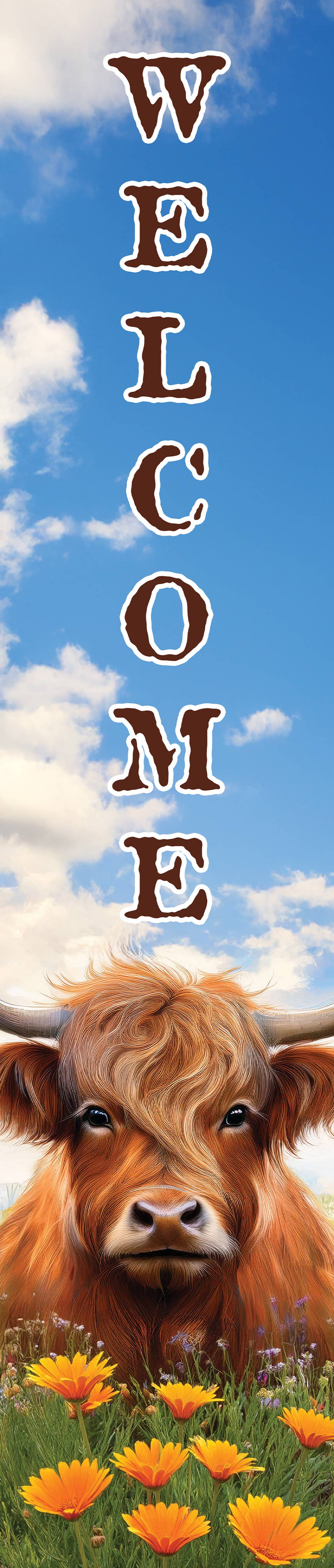 Yard Expression-Highland Cow