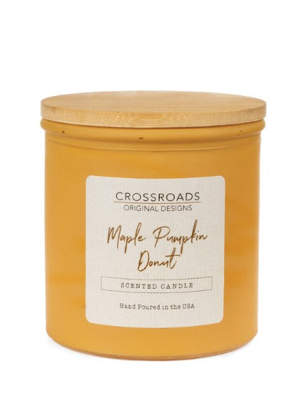 CROSSROADS 14OZ. COLORED GLASS CANDLES