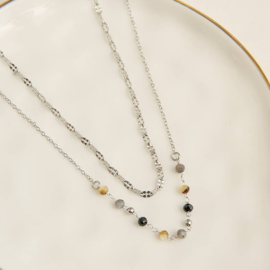 Howard's - Waterproof Necklace 15" Layered Apatite Station Narelle