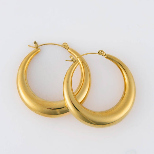 Howard's - Narelle Waterproof Round Hoop Earrings
