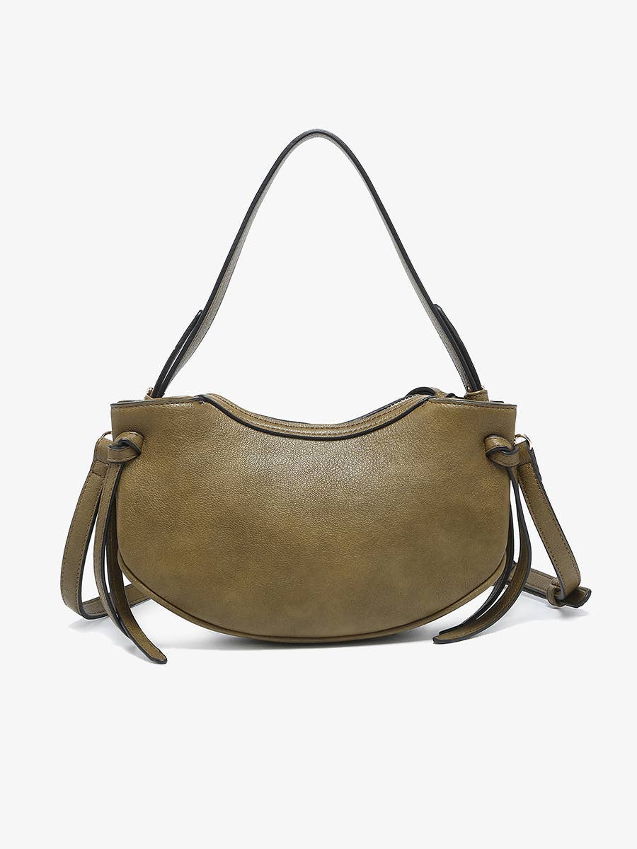 Jen & Co. - M2743 Donnatella Distressed Crossbody Bag