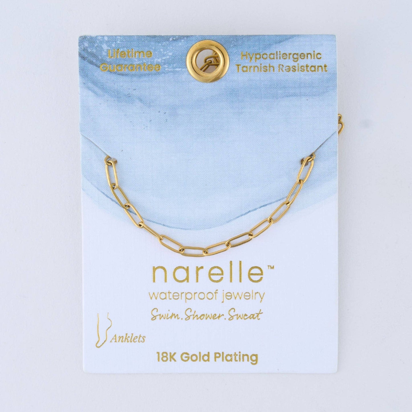 Howard's - Narelle Waterproof Paperclip Anklet