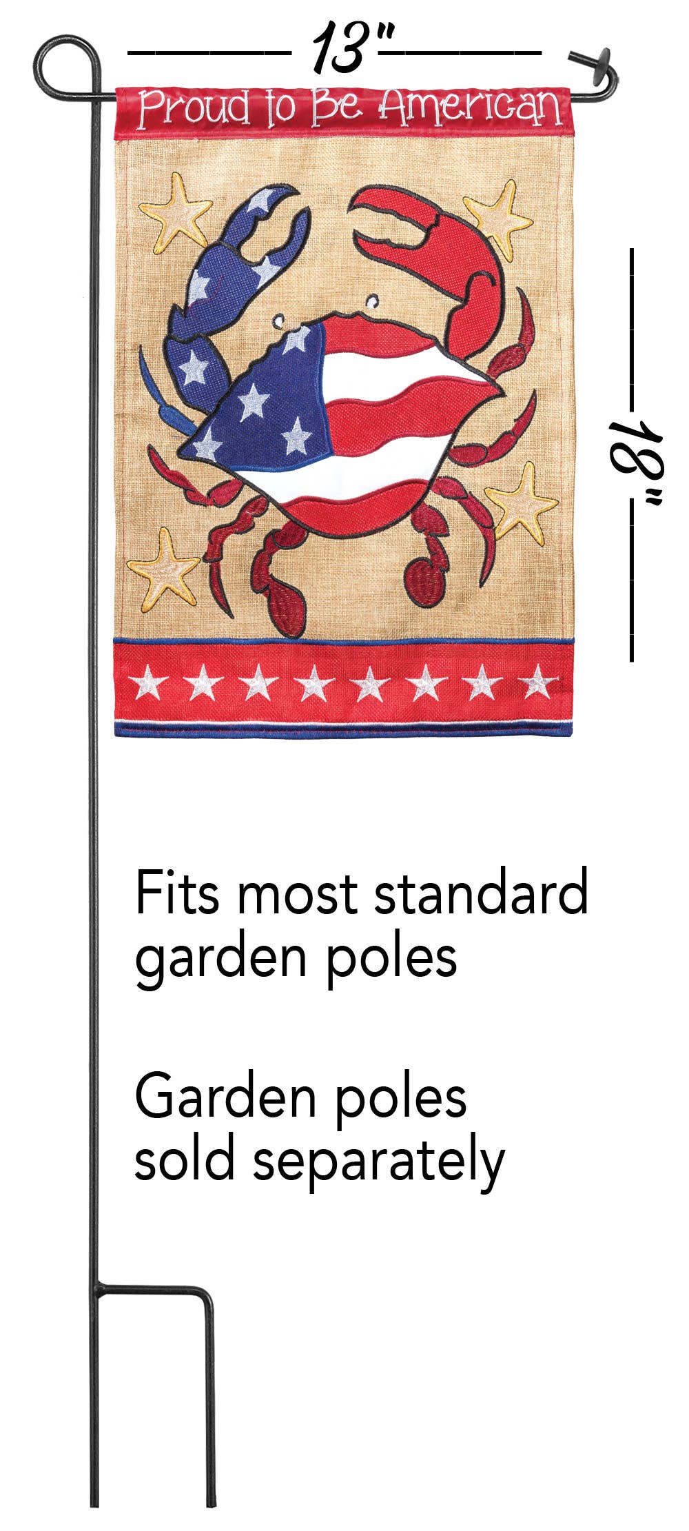 Magnolia - Proud To Be American Garden Flag
