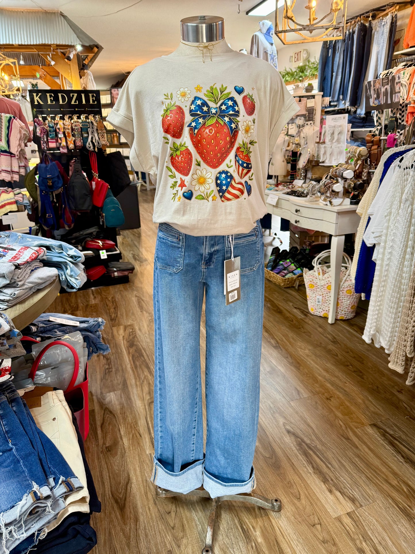 Patriotic Strawberries T-Shirt