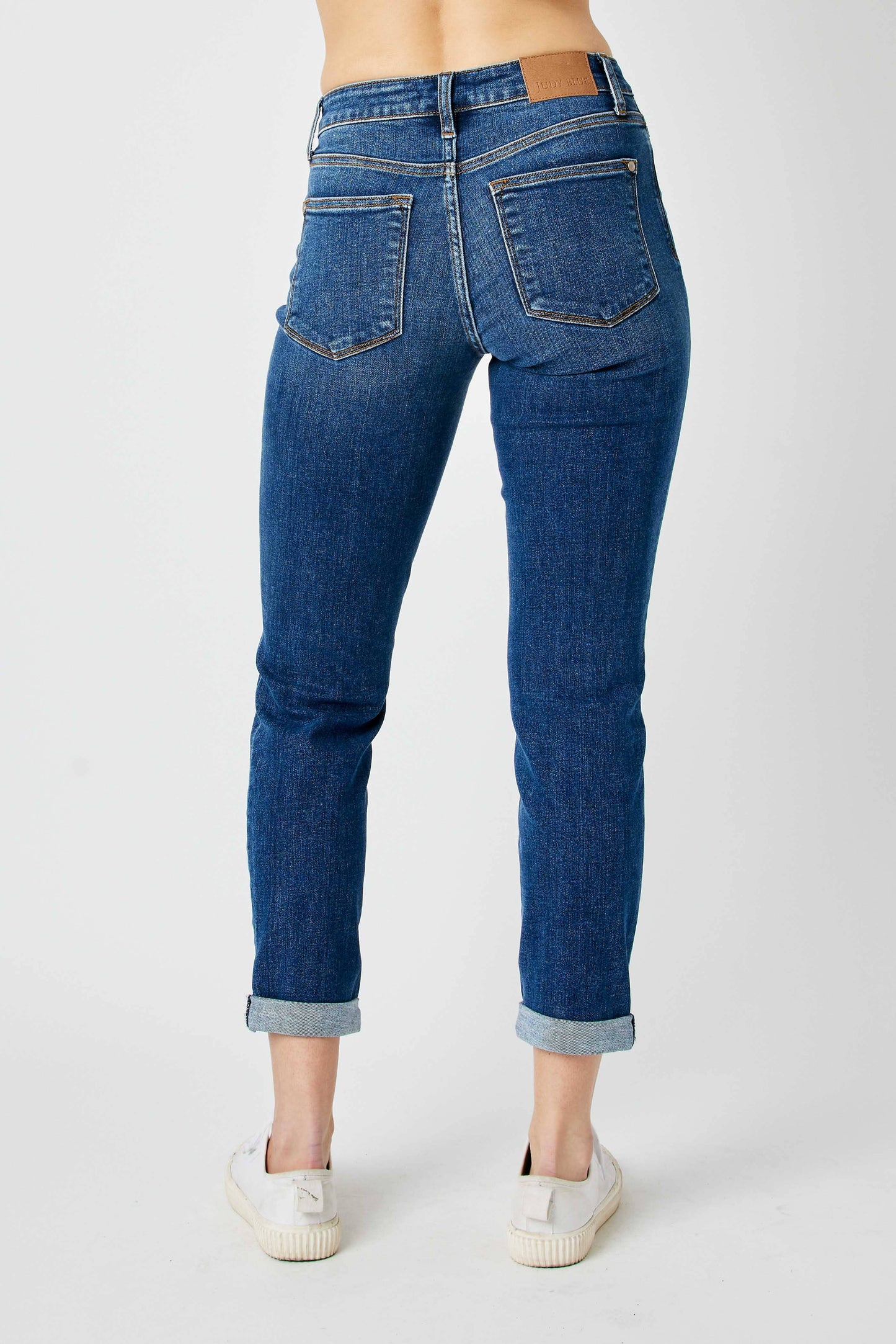 Judy Blue Jeans - Mid Rise Distressed Slim Jean