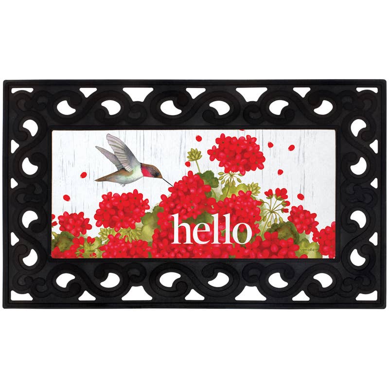 FlagTrends by Carson - "Hello Hummingbird" Mini Mat Insert