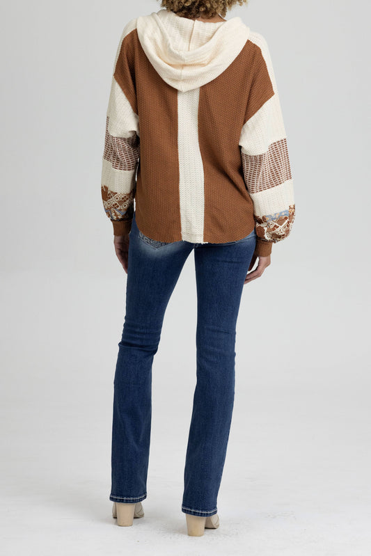 Miss Me - KNIT LONG SLEEVE TOP W/ TASSELS