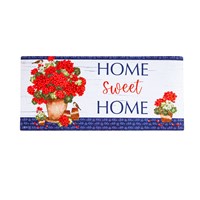 Red Geraniums Sassafras Switch Mat
