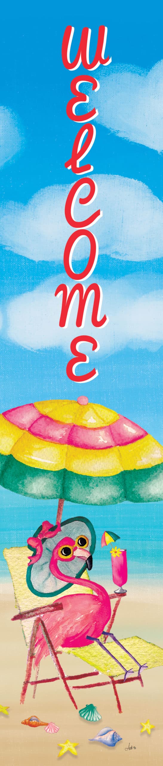 Let's Flamingle Yard Expression