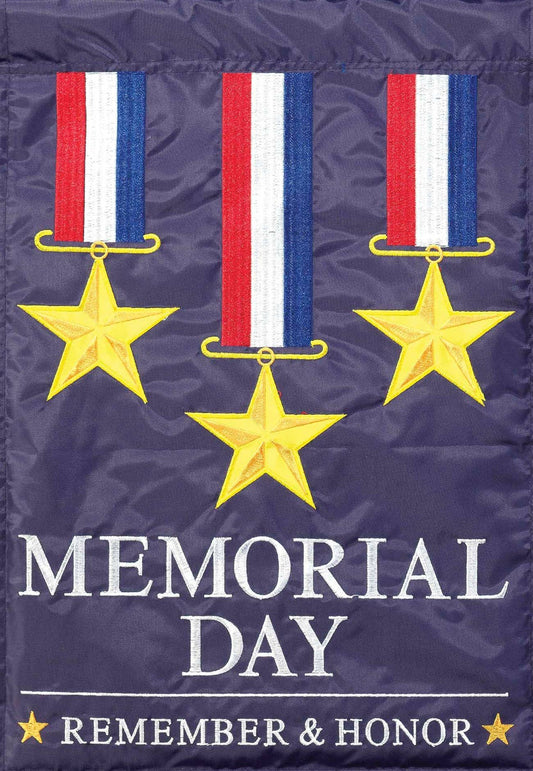 Magnolia - Flag Memorial Day Polyester 13x18