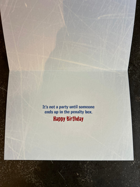 Penalty Box Birthday Card