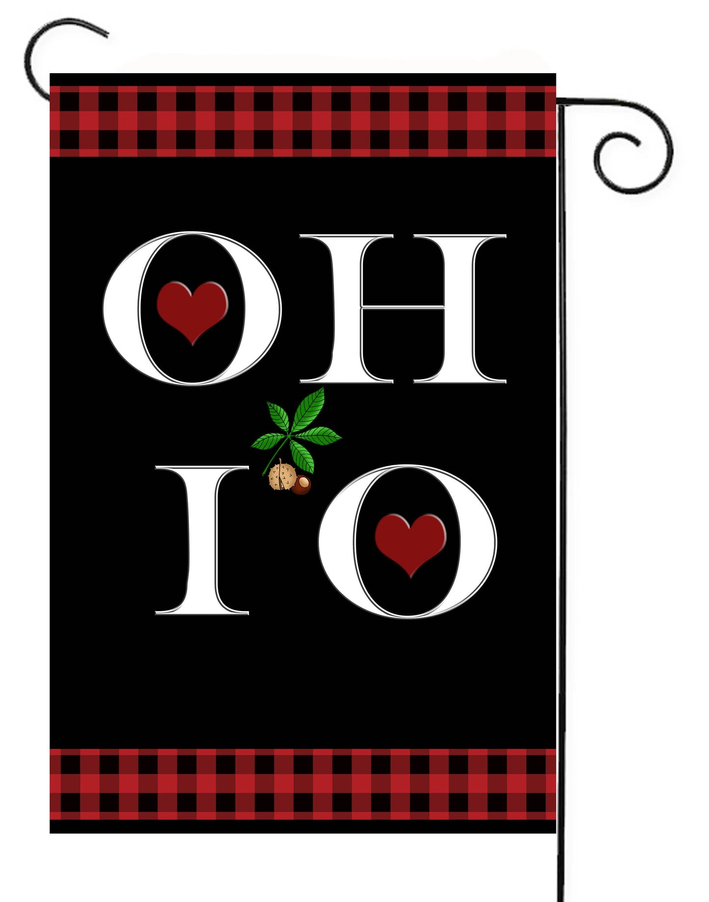 O H I O Garden Flag 12x18