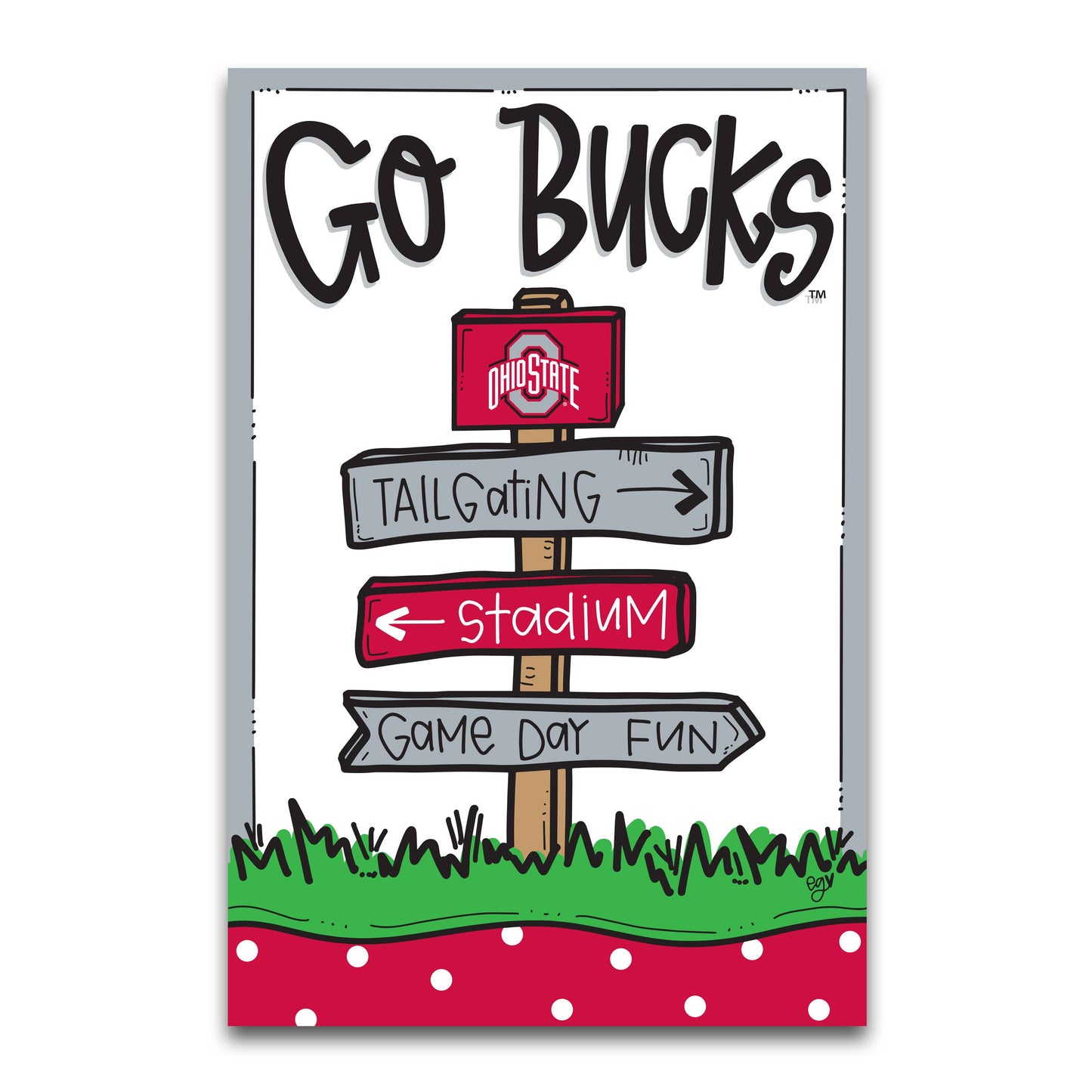 MAGNOLIA LANE - OSU Sign Flag