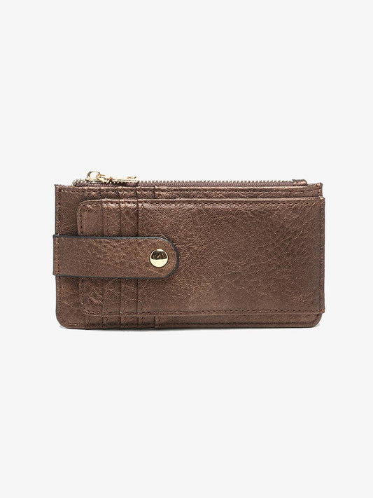 Jen & Co. - WL2541 Mae Multi-Card Wallet w/ Strap Snap Closure
