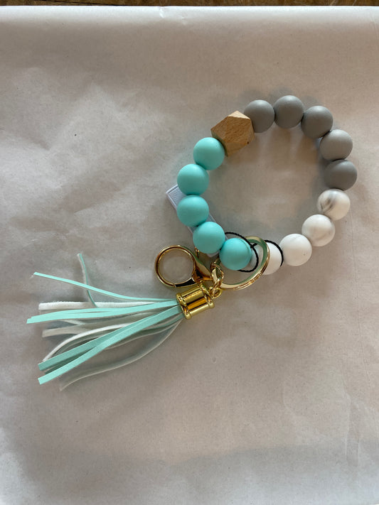 Colorful Soft Bead Keyring