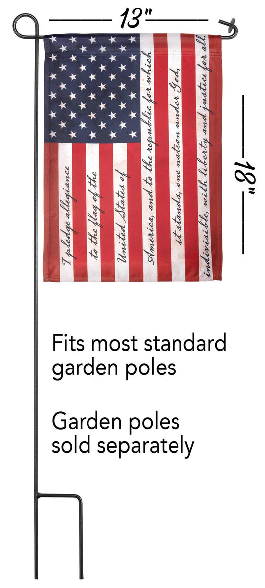 Magnolia - U.S. Flag Pledge Outdoor Print Flag