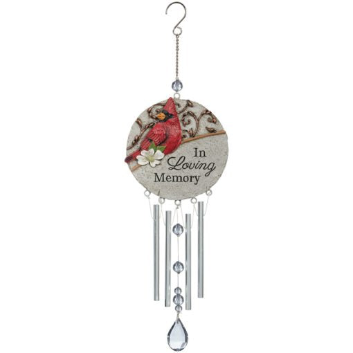 "Loving Memory" Cardinal Comfort Chimes