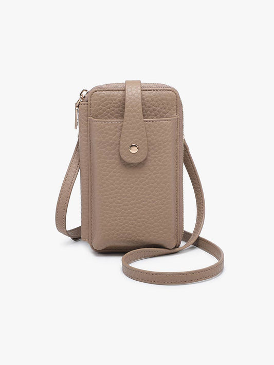 Isla Wallet Crossbody w/ Card Holders & Snap Closure Jen & Co.