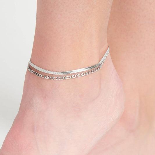 Howard's - Narelle Waterproof Multi Row Snake Chain Anklet