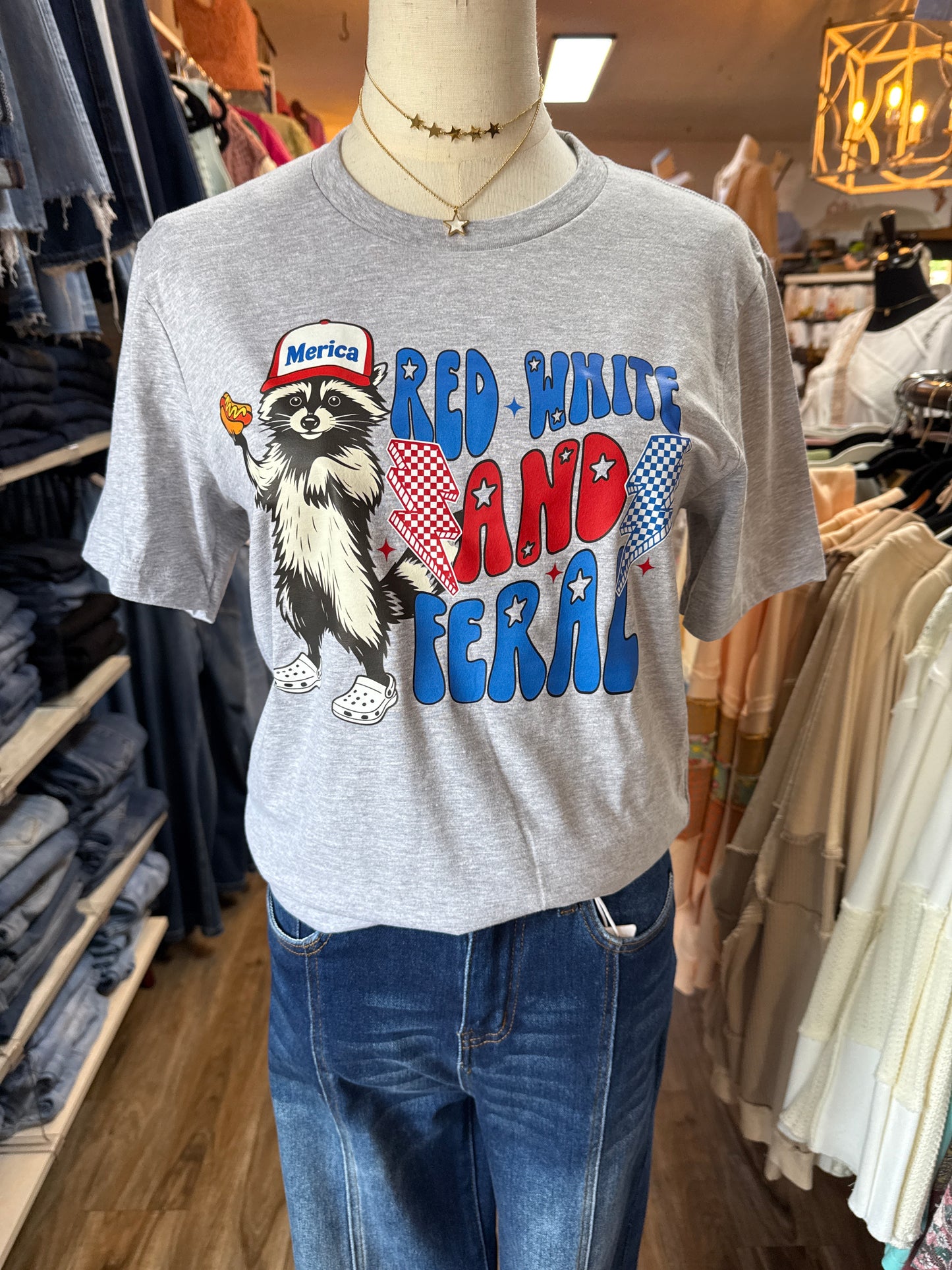 Red, White, And Ferral T-Shirt