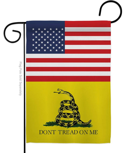 Two Group Flag Co - US Gadsden Americana Historic Friendship Decor Flag