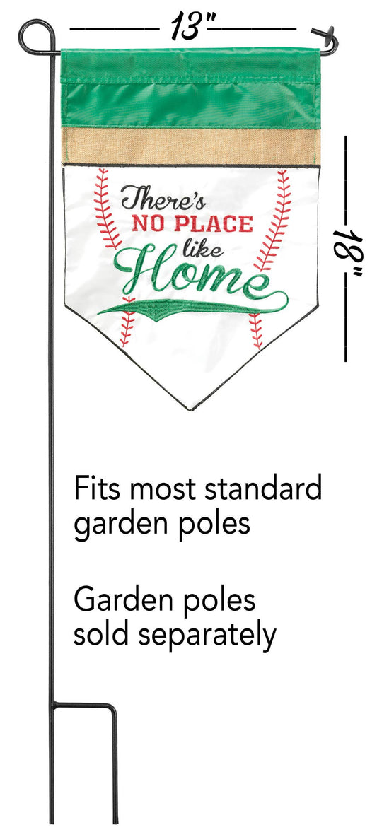 Magnolia - NO PLACE LIKE HOME BASEBALL BURLAP