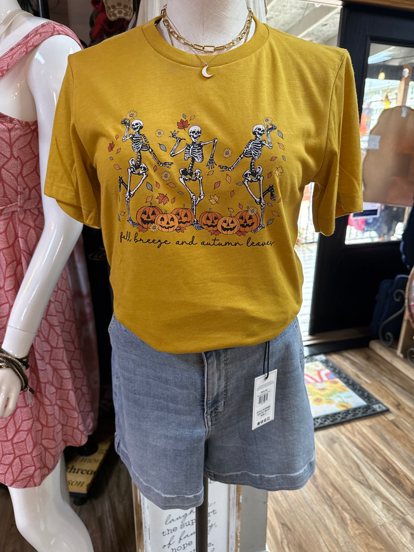 Fall Breeze and Autumn Leaves T-Shirt