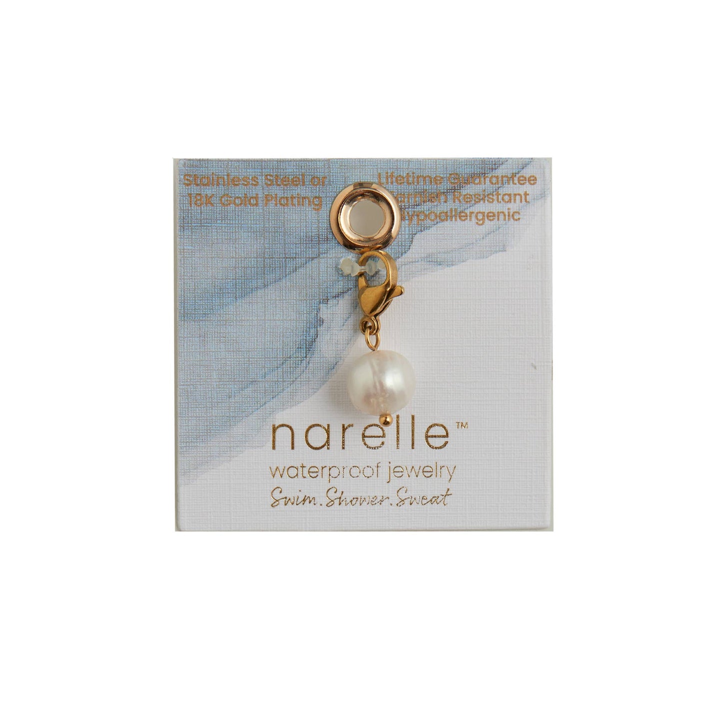 Howard's - Narelle Waterproof 18K Gold Pearl Charm