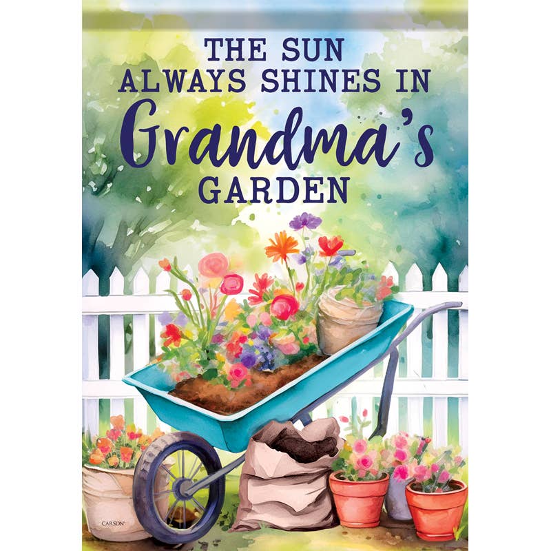 FlagTrends by Carson - "Grandma's Garden" Dura Soft™ Garden Flag