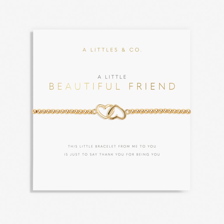 A Little 'Beautiful Friend' Bracelet in Gold-Tone Plating