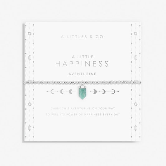 Affirmation Crystal A Little 'Happiness' Bracelet