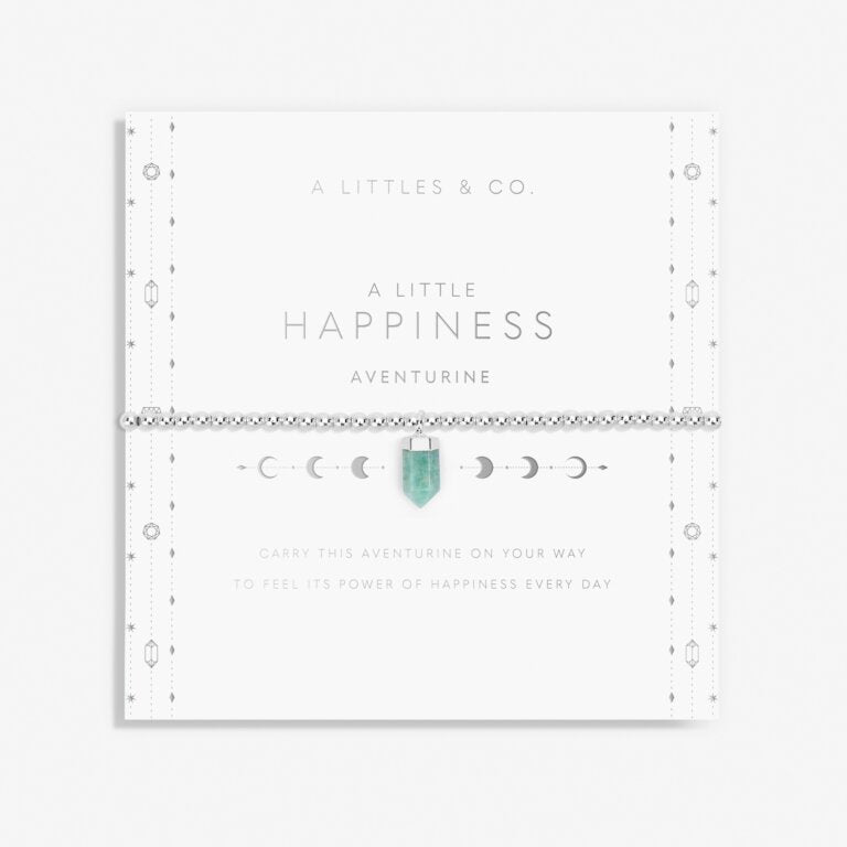 Affirmation Crystal A Little 'Happiness' Bracelet