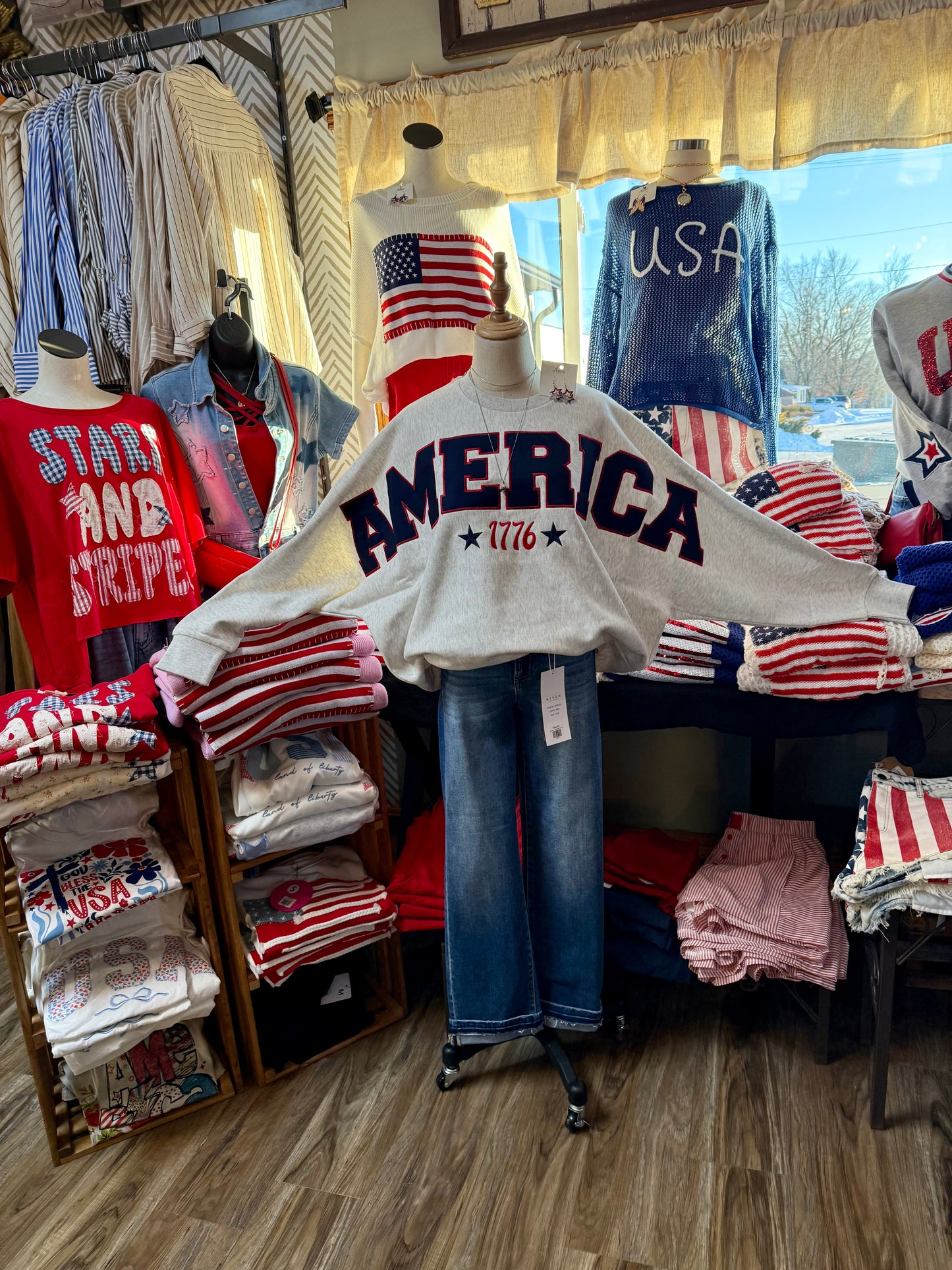 America Crew Neck Sweatshirt