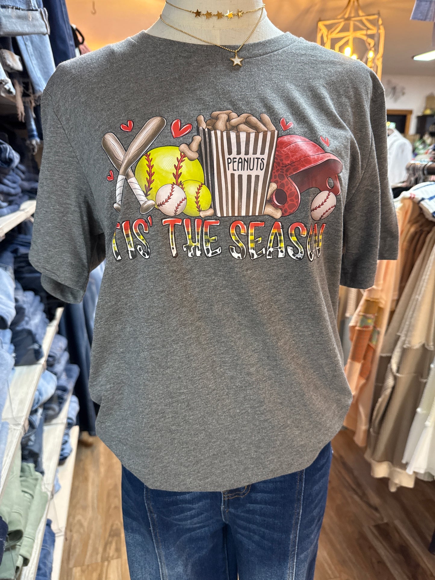 Tis the Season Baseball Tee