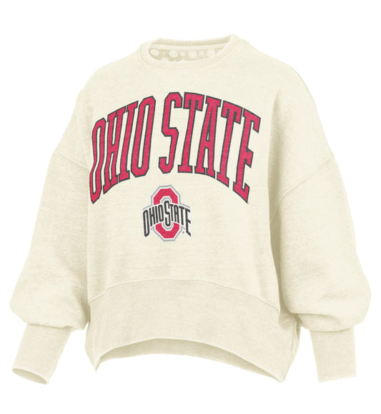 Ohio State Buckeyes Nelson Dolman Sleeve Crew Neck