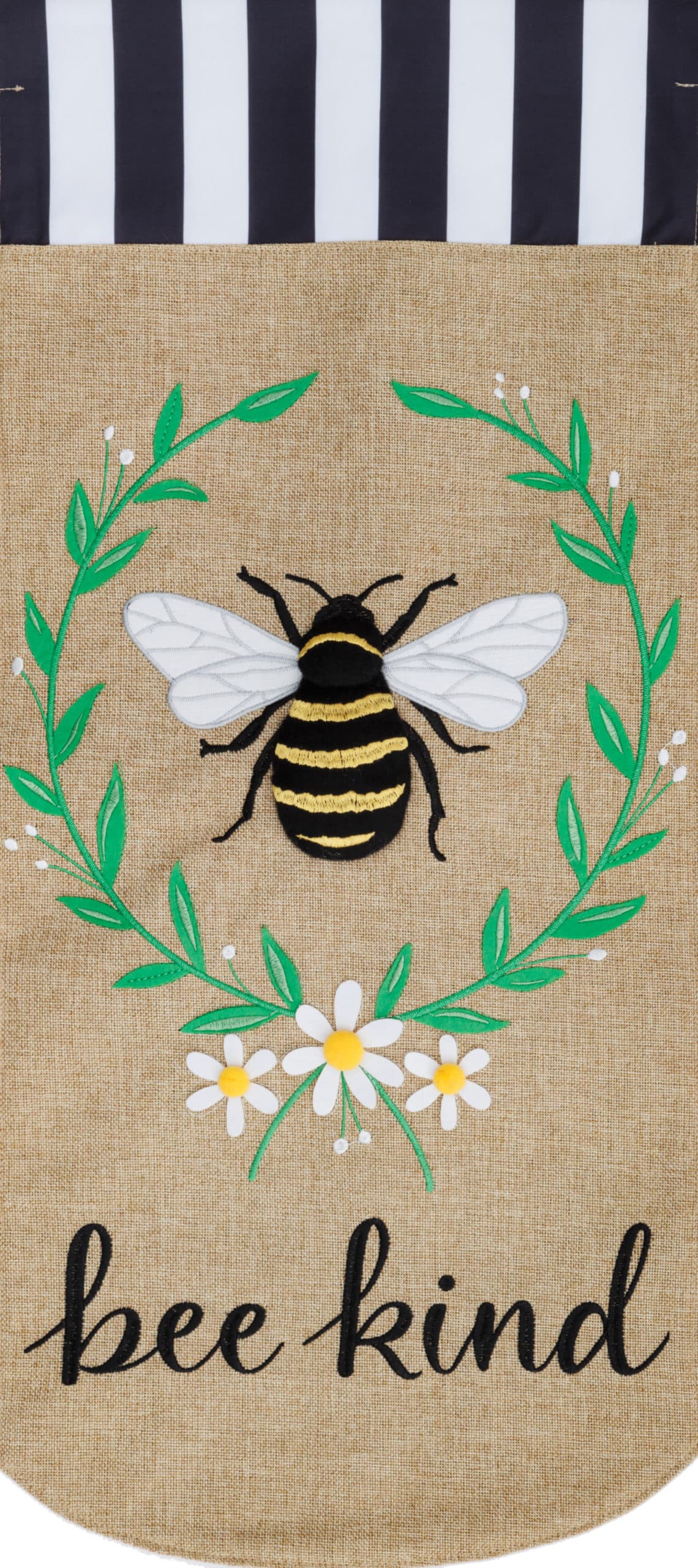 Bee Kind Burlap Banner