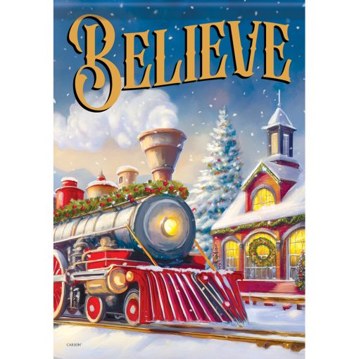 "Believe Train" Durasoft™ Flag