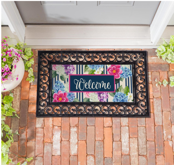 Chinoiserie Floral Pattern Sassafras Switch Mat