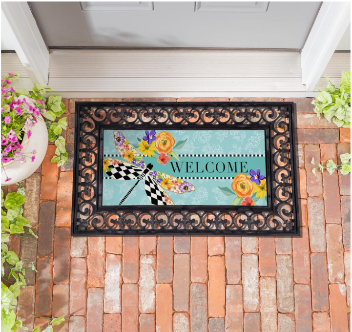 Courtly Check Dragonfly Sassafras Switch Mat