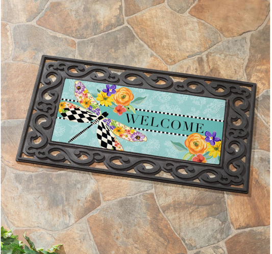 Courtly Check Dragonfly Sassafras Switch Mat