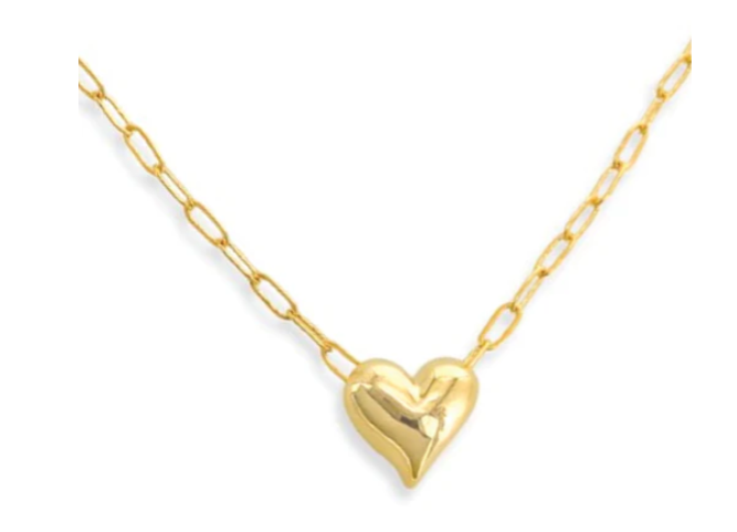 Dainty Heart Chain - CZPB132Y