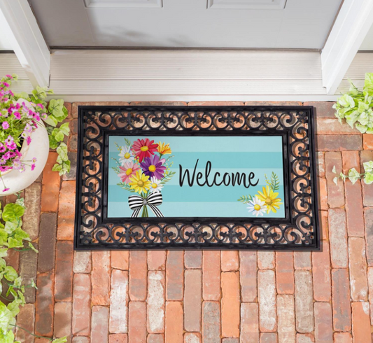 Daisy Bow Bouquet Sassafras Switch Mat