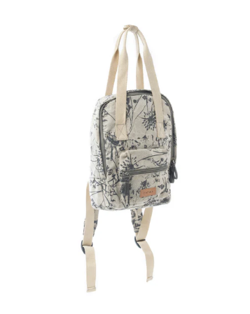 Fable Flora Cotton Backpack in Earthy Sage
