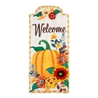 Fall Floral Pumpkin Everlasting Impressions Textile Décor