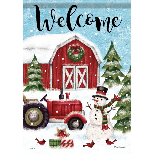 "Farm Christmas" Durasoft™ Flag