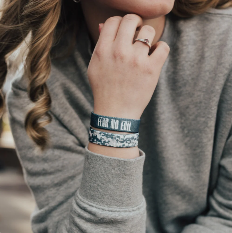 Fear No Evil Bible Verse Bracelet
