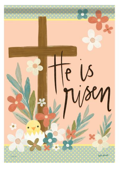 "Floral Easter Cross" Dura Soft™