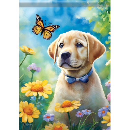Garden Puppy Flag